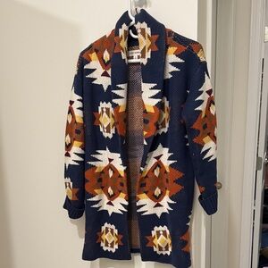 Lucky Brand Multicolor Knit Cardigan